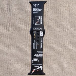 Ремешок силиконовый для Apple Watch 2/3/4/4/5/6/7/8/9/9/SE, 42/44/45мм с металлической кнопкой Black, White and Multicolor – фото, отзывы, характеристики в интернет-магазине MoreKitov МореКитов от продавца: MRK МРК| Купить в Украине: Киеве, Харькове, Львове