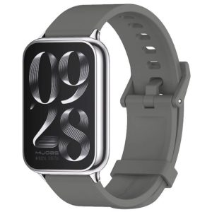 Cиликоновый ремешок Mi Jobs Simple Premium Comfort с металлическим креплением для фитнес браслета Mi Smart Band 8 Pro/9Pro/ Xiaomi Redmi Watch 4/5 Gray – фото, отзывы, характеристики в интернет-магазине MoreKitov МореКитов от продавца: MRK МРК| Купить в Украине: Киеве, Харькове, Львове