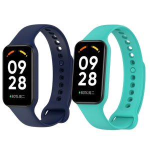 Комплект силиконовых ремешков Tourquise and Dark Blue для Mi Smart Band 8 Active/ Redmi Smart Band 2 (два ремешка) – фото, отзывы, характеристики в интернет-магазине MoreKitov МореКитов от продавца: MRK МРК| Купить в Украине: Киеве, Харькове, Львове