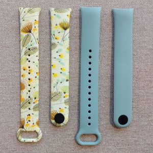 Комплект ремешков MRK Yellow Spring для Xiaomi Mi Band 8/9 (два ремешка)