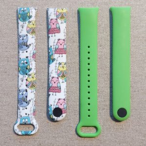 Комплект силиконовых ремешков MRK для Xiaomi Mi Band 8/9 (два ремешка)