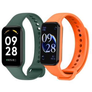 Комплект силиконовых ремешков Pine Green and Orange для Mi Smart Band 8 Active/ Redmi Smart Band 2 (два ремешка) – фото, отзывы, характеристики в интернет-магазине MoreKitov МореКитов от продавца: MRK МРК| Купить в Украине: Киеве, Харькове, Львове