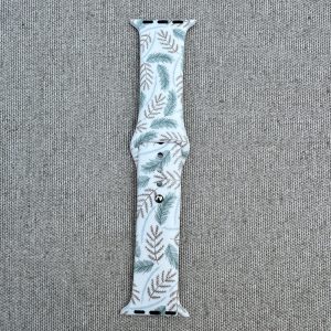 Ремешок силиконовый для Apple Watch 2/3/4/4/5/6/7/8/9/9/SE, 38/40/41мм с металлической кнопкой White and Dark Red – фото, отзывы, характеристики в интернет-магазине MoreKitov МореКитов от продавца: MRK МРК| Купить в Украине: Киеве, Харькове, Львове