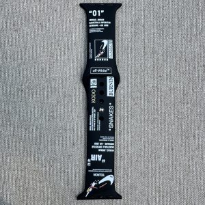 Ремешок силиконовый для Apple Watch 2/3/4/4/5/6/7/8/9/9/SE, 38/40/41мм с металлической кнопкой Black and White – фото, отзывы, характеристики в интернет-магазине MoreKitov МореКитов от продавца: MRK МРК| Купить в Украине: Киеве, Харькове, Львове