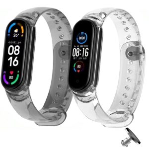 Комплект силиконовых ремешков MRK хамелеон с металлической кнопкой для фитнес браслета Xiaomi Mi Band 3/4 два ремешка (прозрачный Black + Transparent) + металлическая кнопка – фото, отзывы, характеристики в интернет-магазине MoreKitov МореКитов от продавца: MRK МРК| Купить в Украине: Киеве, Харькове, Львове