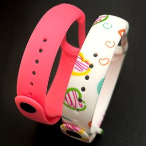 Комплект силиконовых ремешков MRK Summer Hearts для фитнес браслета Xiaomi Mi Band 5/6/7 два ремешка + металлическая кнопка – фото, отзывы, характеристики в интернет-магазине MoreKitov МореКитов от продавца: MRK МРК| Купить в Украине: Киеве, Харькове, Львове