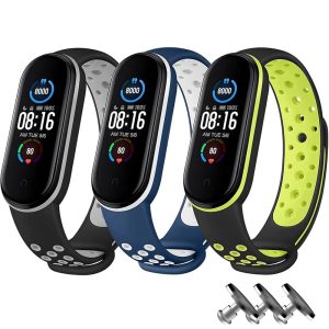 Комплект силиконовых ремешков MRK для Xiaomi Mi Band 3/4 3 ремешка + 3 металлических кнопки (Black, Blue, White, Light Green) – фото, отзывы, характеристики в интернет-магазине MoreKitov МореКитов от продавца: MRK МРК| Купить в Украине: Киеве, Харькове, Львове