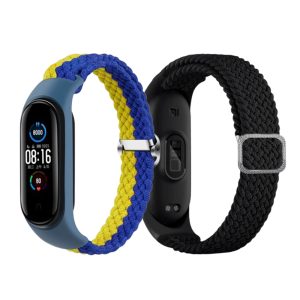 Комлпект нейлоновых ремешков MRK для фитнес браслета Xiaomi Mi Band 3/4/5/6/7 Duo Set с металлическим регулятором длинны два ремешка: черный, сине-желтый) – фото, отзывы, характеристики в интернет-магазине MoreKitov МореКитов от продавца: MRK МРК| Купить в Украине: Киеве, Харькове, Львове