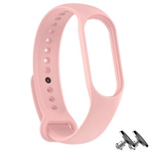 Силиконовый ремешок MRK для фитнес браслета Xiaomi Mi Band 4/3 Светло-розовый (17) + две металические кнопки – фото, отзывы, характеристики в интернет-магазине MoreKitov МореКитов от продавца: MRK МРК| Купить в Украине: Киеве, Харькове, Львове