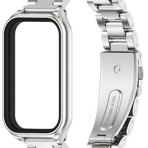 Ремешок металлический Mi Jobs Plus для фитнес браслета Mi Smart Band 9 Active Silver – фото, отзывы, характеристики в интернет-магазине MoreKitov МореКитов от продавца: MRK МРК| Купить в Украине: Киеве, Харькове, Львове