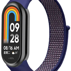 Ремешок нейлоновый MRK для фитнес браслета Xiaomi Mi Band 10/9/8 Indigo