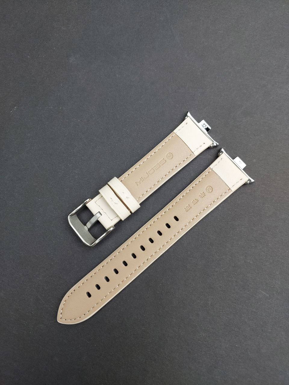 Ремешок кожаный Mi Jobs Elegance с металлическим креплением для фитнес браслета Mi Smart Band 8 Pro/9Pro/ Xiaomi Redmi Watch 4/5 Milk + Silver – фото, отзывы, характеристики в интернет-магазине MoreKitov МореКитов от продавца: MRK МРК| Купить в Украине: Киеве, Харькове, Львове 3 Ремешок кожаный Mi Jobs Elegance с металлическим креплением для фитнес браслета Mi Smart Band 8 Pro/9Pro/ Xiaomi Redmi Watch 4/5 Milk + Silver – фото, отзывы, характеристики в интернет-магазине MoreKitov МореКитов от продавца: MRK МРК| Купить в Украине: Киеве, Харькове, Львове 3