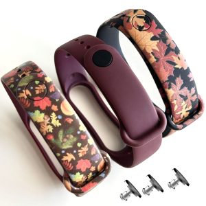Комплект силиконовых ремешков MRK для фитнеса браслета Xiaomi Mi Band 3/4 Золота Осінь Каштани (три ремешка) + три металлические кнопки – фото, отзывы, характеристики в интернет-магазине MoreKitov МореКитов от продавца: MRK МРК| Купить в Украине: Киеве, Харькове, Львове