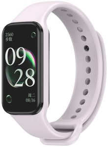 Ремешок силиконовый MRK для Mi Smart Band 8 Active / Redmi Smart Band 2 Lavender Gray (16)