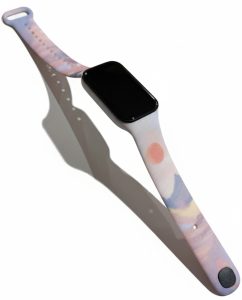 Ремешок силиконовый MRK Magic Sunset для Mi Band 8 Active / Redmi Smart Band 2 Light Pink