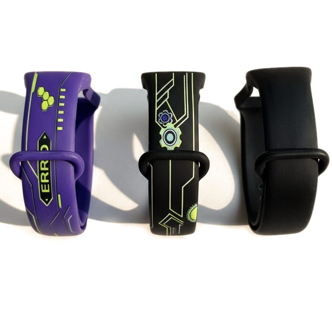 Комплект силиконовых ремешков Cyber для Mi Smart Band 8 Active/ Redmi Smart Band 2 (три ремешка) black, yellow, purple Комплект силиконовых ремешков Cyber для Mi Smart Band 8 Active/ Redmi Smart Band 2 (три ремешка) black, yellow, purple