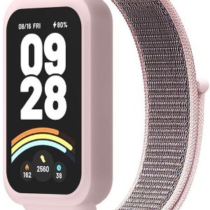 Ремешок тканевый Nylon MRK для фитнес браслета Mi Smart Band 9 Active Light Pink and Gray – фото, отзывы, характеристики в интернет-магазине MoreKitov МореКитов от продавца: MRK МРК| Купить в Украине: Киеве, Харькове, Львове