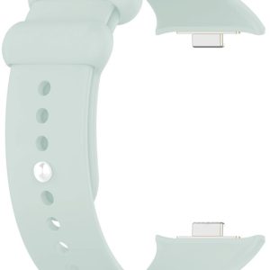 Ремешок силиконовый MRK для Mi Band 8 Pro/9Pro — Xiaomi Redmi Watch 4/5 с металлическим креплением и металической кнопкой Mint – фото, отзывы, характеристики в интернет-магазине MoreKitov МореКитов от продавца: MRK МРК| Купить в Украине: Киеве, Харькове, Львове