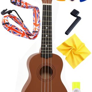 Укулеле сопрано 21 дюйм + ремешок + салфетка из микрофибры + выкрутка+ 3 медиатора + Казу Dark Brown – фото, отзывы, характеристики в интернет-магазине MoreKitov МореКитов от продавца: MRK МРК| Купить в Украине: Киеве, Харькове, Львове