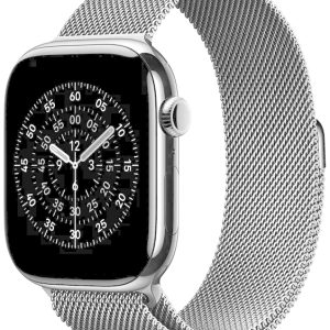 Ремешок металлический Milanese Loop для Apple Watch 2/3/4/4/5/6/7/8/9/9/SE, 42/44/45мм на магнитной застежке Silver – фото, отзывы, характеристики в интернет-магазине MoreKitov МореКитов от продавца: MRK МРК| Купить в Украине: Киеве, Харькове, Львове