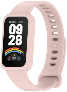 Ремешок силиконовый MRK для фитнес браслета Mi Smart Band 9 Active Light Pink (17)