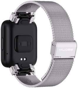 Ремешок металический Mi Jobs Milanese Loop для смарт-часов Redmi Watch 5 Active / Redmi Watch 5 Lite 22 мм с металлическим креплением Silver