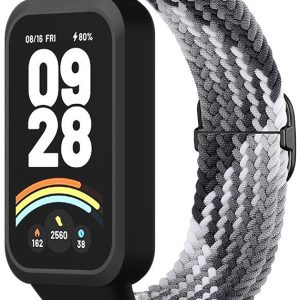 Ремешок тканевый MRK Braided Loop для фитнес браслета Mi Smart Band 9 Active с металическим регулятором длины Melange Gray – фото, отзывы, характеристики в интернет-магазине MoreKitov МореКитов от продавца: MRK МРК| Купить в Украине: Киеве, Харькове, Львове