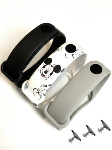 Комплект силиконовых ремешков Miikky для фитнеса браслета Xiaomi Mi Band 5/6/7 (три ремешка) + 3 металлические кнопки