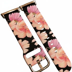 Ремешок силиконовый MRK Roses для Mi Band 8 Pro/9Pro — Xiaomi Redmi Watch 4/5 с металлическим креплением и металической застежкой Black – фото, отзывы, характеристики в интернет-магазине MoreKitov МореКитов от продавца: MRK МРК| Купить в Украине: Киеве, Харькове, Львове