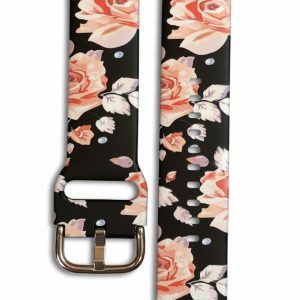 Ремешок силиконовый MRK Beau Roses для Mi Band 8 Pro/9Pro — Xiaomi Redmi Watch 4/5 с металлическим креплением и металической застежкой Black – фото, отзывы, характеристики в интернет-магазине MoreKitov МореКитов от продавца: MRK МРК| Купить в Украине: Киеве, Харькове, Львове