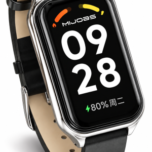 Кожаный ремешок Mi Jobs с металлической капсулой для Mi Smart Band 9 Active Black and Silver – фото, отзывы, характеристики в интернет-магазине MoreKitov МореКитов от продавца: MRK МРК| Купить в Украине: Киеве, Харькове, Львове