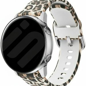 Ремешок силиконовый MRK для смарт-часов Redmi Watch 5 Active / Redmi Watch 5 Lite 22 мм с металлической застежкой Leopard