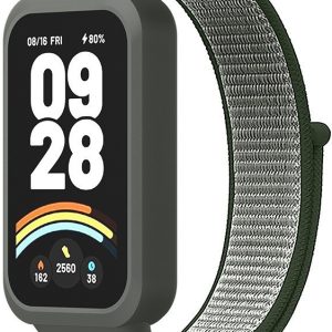 Ремешок тканевый Nylon MRK для фитнес браслета Mi Smart Band 9 Active Dark Green and Light Gray – фото, отзывы, характеристики в интернет-магазине MoreKitov МореКитов от продавца: MRK МРК| Купить в Украине: Киеве, Харькове, Львове