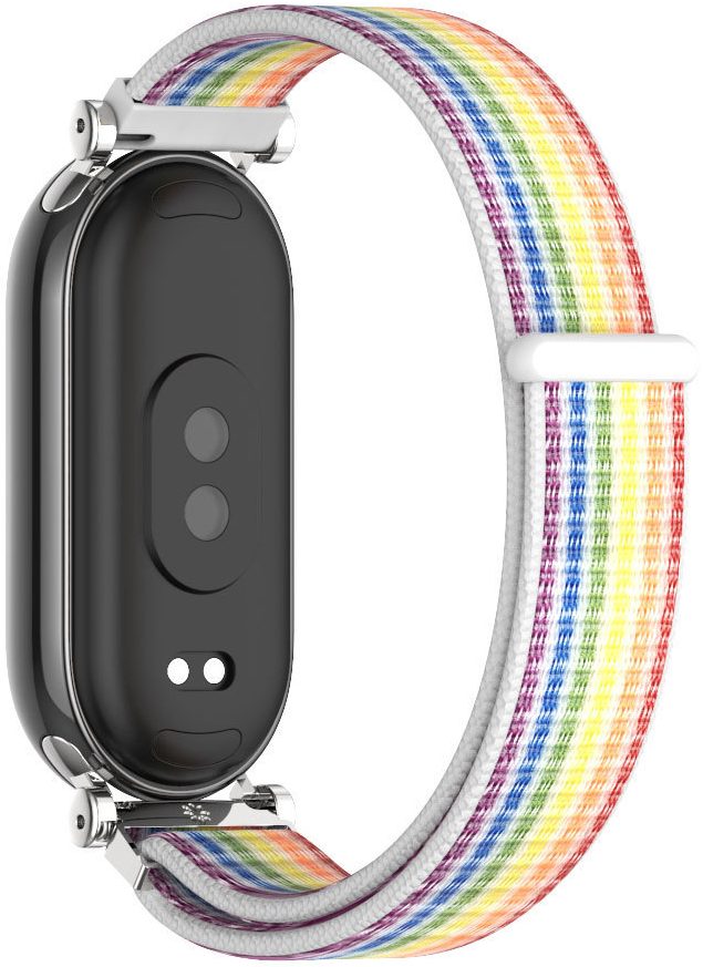 Ремешок тканевый Mi Jobs GT нейлон для Xiaomi Mi Band 8/9/10 с металическим креплением и застежкой на липучке White and Rainbow – фото, отзывы, характеристики в интернет-магазине MoreKitov МореКитов от продавца: MRK МРК| Купить в Украине: Киеве, Харькове, Львове Ремешок тканевый Mi Jobs GT нейлон для Xiaomi Mi Band 8/9/10 с металическим креплением и застежкой на липучке White and Rainbow – фото, отзывы, характеристики в интернет-магазине MoreKitov МореКитов от продавца: MRK МРК| Купить в Украине: Киеве, Харькове, Львове