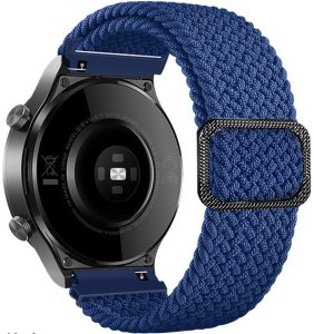 Ремешок тканевый Braided Loop для смарт-часов Redmi Watch 5 Active / Redmi Watch 5 Lite 22 мм с металлическим креплением Midnight Blue