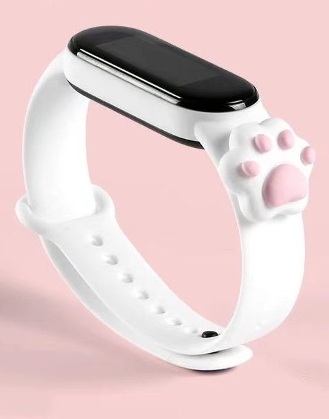 Ремешок силиконовый MRK для фитнес браслета Xiaomi Mi Band 3/4 — 3D Paw White – фото, отзывы, характеристики в интернет-магазине MoreKitov МореКитов от продавца: MRK МРК| Купить в Украине: Киеве, Харькове, Львове Ремешок силиконовый MRK для фитнес браслета Xiaomi Mi Band 3/4 — 3D Paw White – фото, отзывы, характеристики в интернет-магазине MoreKitov МореКитов от продавца: MRK МРК| Купить в Украине: Киеве, Харькове, Львове