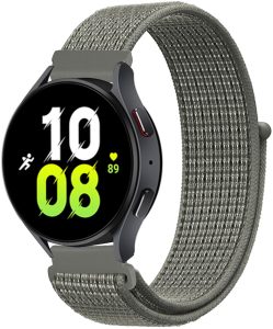 Ремешок тканевый Nylon MRK для смарт-часов Redmi Watch 5 Active / Redmi Watch 5 Lite 22 мм с застежкой на липучке Gray