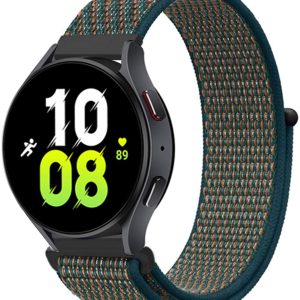 Ремешок тканевый Nylon MRK для смарт-часов Redmi Watch 5 Active / Redmi Watch 5 Lite 22 мм с застежкой на липучке Midnight Blue