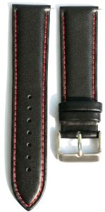 Ремешок кожаный Mi Jobs Genuine Leather для смарт-часов Redmi Watch 5 Active / Redmi Watch 5 Lite 22 мм Black and Red