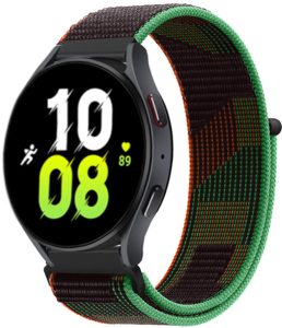Ремешок тканевый Nylon MRK для смарт-часов Redmi Watch 5 Active / Redmi Watch 5 Lite 22 мм с застежкой на липучке Black, Red, Green