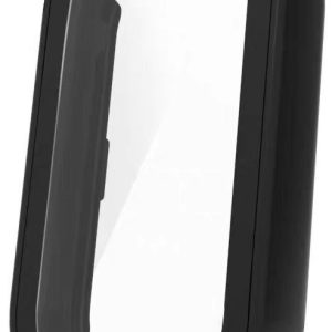 Захисний бампер-Чохол 2в1 скло для Xiaomi Mi Band 8/9/10 прозорий + чорний