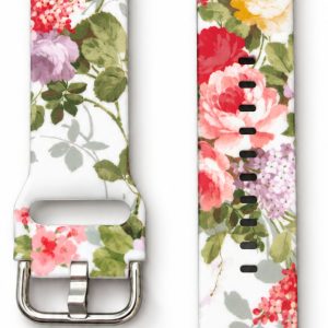 Ремешок силиконовый MRK Beau Roses для Mi Band 8 Pro/9Pro — Xiaomi Redmi Watch 4/5 с металлическим креплением и металической застежкой White Beau Peons – фото, отзывы, характеристики в интернет-магазине MoreKitov МореКитов от продавца: MRK МРК| Купить в Украине: Киеве, Харькове, Львове