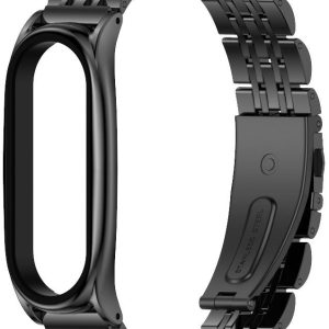 Ремешок металлический Mi Jobs Seven Pearls с металлическим корпусом для Xiaomi Mi Smart Band 3/4/5/6 Black – фото, отзывы, характеристики в интернет-магазине MoreKitov МореКитов от продавца: MRK МРК| Купить в Украине: Киеве, Харькове, Львове