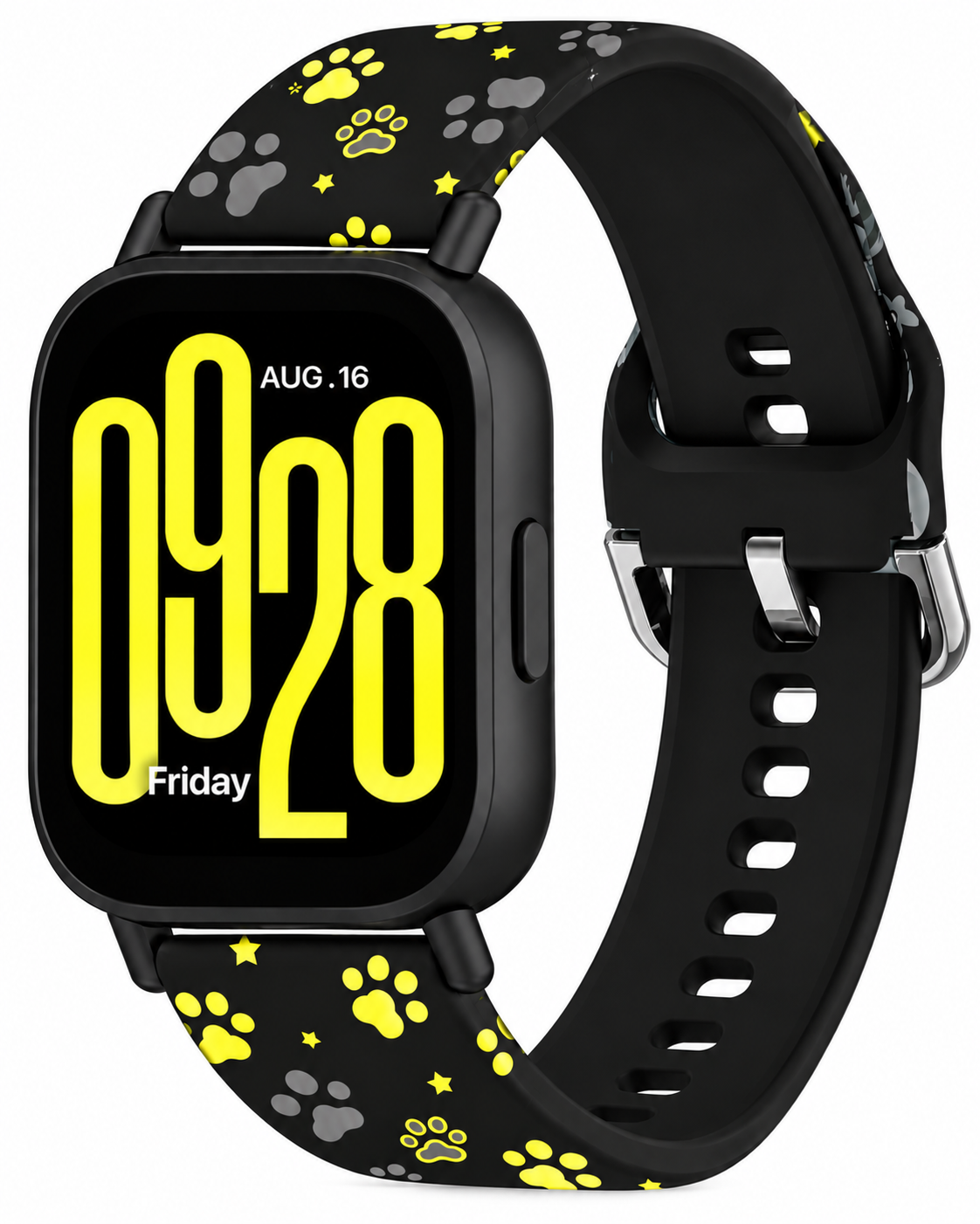 Ремешок силиконовый MRK для смарт-часов Redmi Watch 5 Active / Redmi Watch 5 Lite 22 мм с металической застежкой Black and Yellow Paws – фото, отзывы, характеристики в интернет-магазине MoreKitov МореКитов от продавца: MRK МРК| Купить в Украине: Киеве, Харькове, Львове Ремешок силиконовый MRK для смарт-часов Redmi Watch 5 Active / Redmi Watch 5 Lite 22 мм с металической застежкой Black and Yellow Paws – фото, отзывы, характеристики в интернет-магазине MoreKitov МореКитов от продавца: MRK МРК| Купить в Украине: Киеве, Харькове, Львове