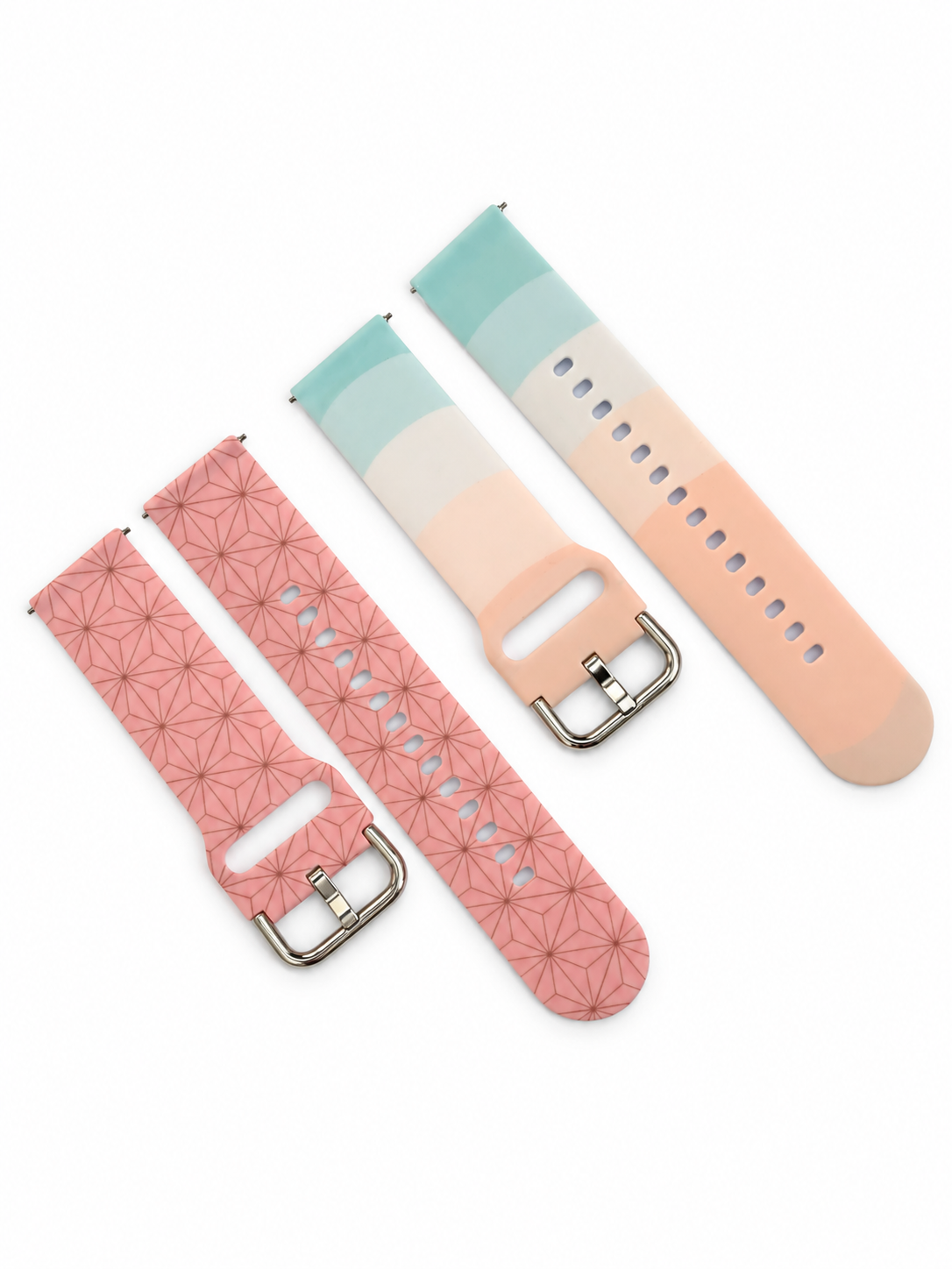 Комплект силиконовых ремешков MRK для смарт-часов Redmi Watch 5 Active / Redmi Watch 5 Lite 22 мм с металической застежкой Pink Dreams 2 Комплект силиконовых ремешков MRK для смарт-часов Redmi Watch 5 Active / Redmi Watch 5 Lite 22 мм с металической застежкой Pink Dreams 2