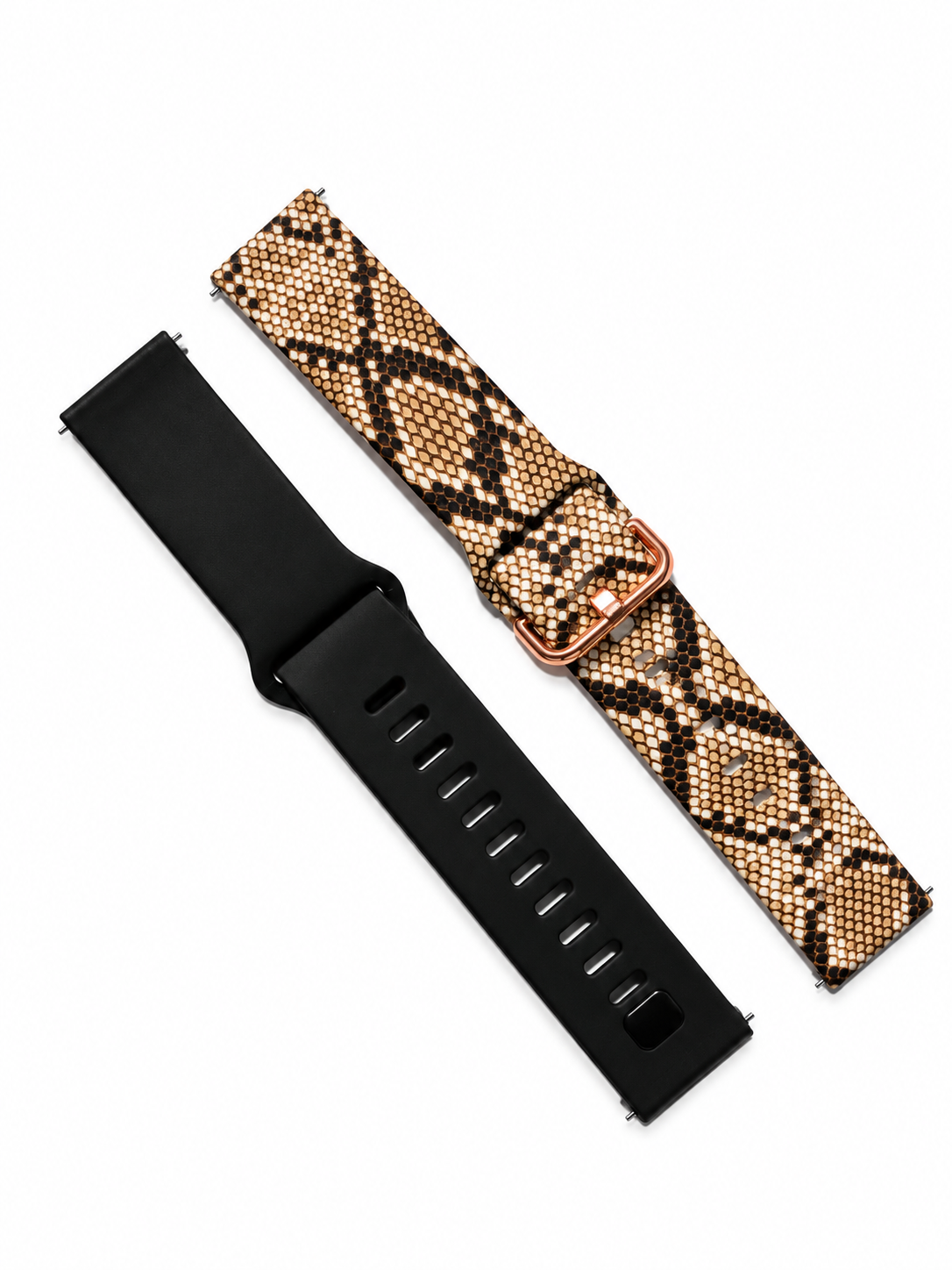 Комплект силиконовых ремешков MRK для смарт-часов Redmi Watch 5 Active / Redmi Watch 5 Lite 22 мм с металической застежкой Brown Snake and Black 5 Комплект силиконовых ремешков MRK для смарт-часов Redmi Watch 5 Active / Redmi Watch 5 Lite 22 мм с металической застежкой Brown Snake and Black 5