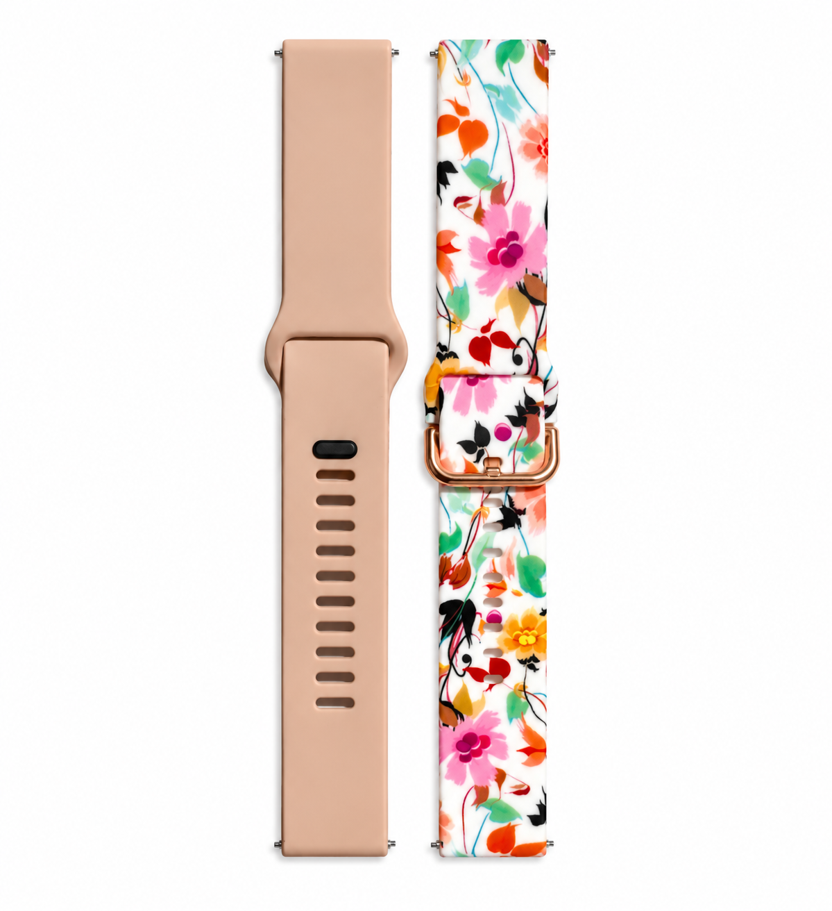 Комплект силиконовых ремешков MRK для смарт-часов Redmi Watch 5 Active / Redmi Watch 5 Lite 22 мм с металической застежкой Beige and White Flowers 3 Комплект силиконовых ремешков MRK для смарт-часов Redmi Watch 5 Active / Redmi Watch 5 Lite 22 мм с металической застежкой Beige and White Flowers 3
