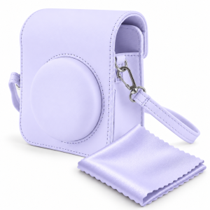 Чехол для фотоаппарата Fujifilm Instax Mini 13/12/11/9 Purple + салфетка из микрофибры