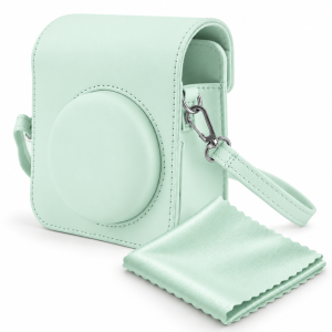 Чехол для фотоаппарата Fujifilm Instax Mini 13/12/11/9 Mint + салфетка из микрофибры