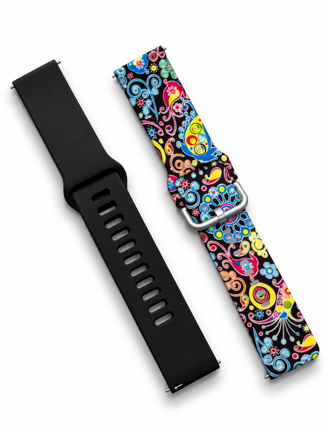 Комплект силиконовых ремешков MRK для смарт-часов Redmi Watch 5 Active / Redmi Watch 5 Lite 22 мм с металической застежкой Black Multicolor 4 Комплект силиконовых ремешков MRK для смарт-часов Redmi Watch 5 Active / Redmi Watch 5 Lite 22 мм с металической застежкой Black Multicolor 4